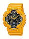 Casio G-shock Дигитален Мъжки Часовник На Батерия С Жълт Каучуков Каишка