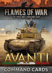Flames War Cărți de Comandă Unitate Italian Avanti