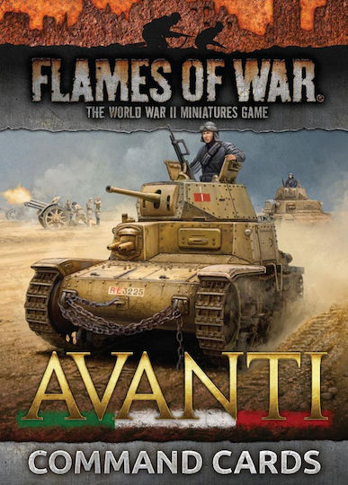 Flames War Italian Avanti Unit Command Cards
