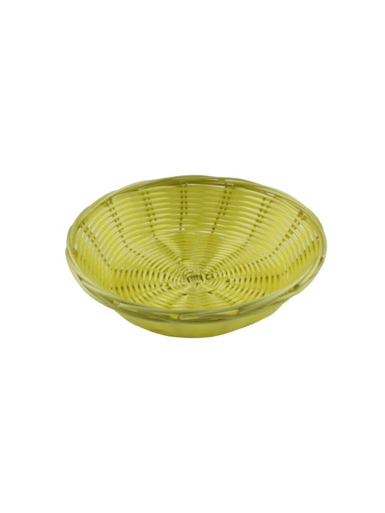 Azhome Bread Basket made of Rattan Beige 18x18x18cm