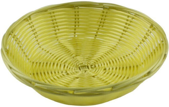 Azhome Coș de pâine din ratan Bej 18x18x18cm