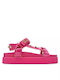 Women's Flat Sandals Fuchsia