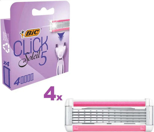 BIC Ξυραφάκι Σώματος με Ανταλλακτική Κεφαλή 3 Λεπίδων & Λιπαντική Ταινία