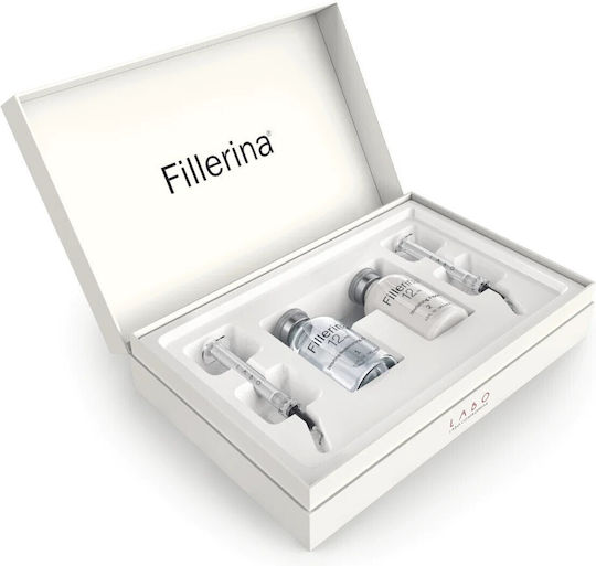 Set Duo Labo Fillerina 12ha Densifying Filler Grade 3 Anti-Wrinkle & Firming Local Treatment Gel Face 2 Pcs 30 Ml