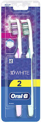 Oral-B 3d White Zahnbürste Mittel Turqoise 2Stück