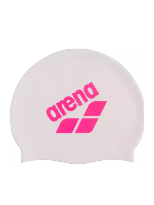 Arena Silicone Adults Swimming Cap White