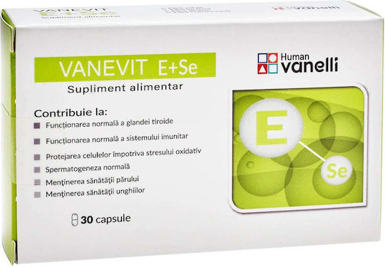 Ayurcare Vanevit Vit.e+se Vitamin for the Skin & Antioxidant Action 30 caps