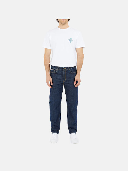 Herren Jeanshosen Relaxed Verjüngt Fit Blau