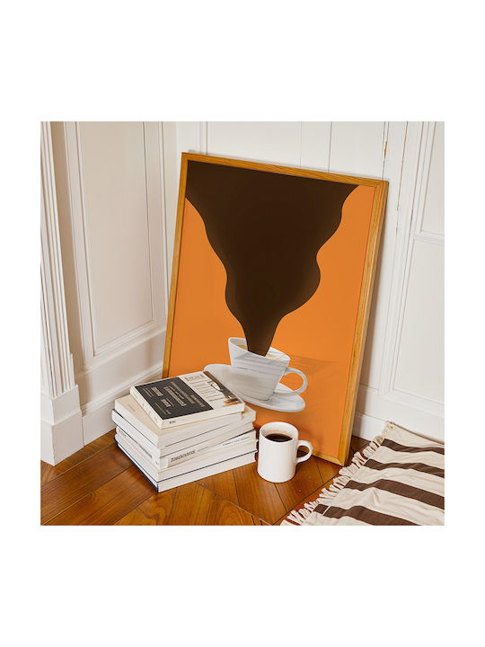 Poster Kaffeetasse Pst25358 60cm x 90cm Schwarz...