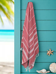 Linea Home Πετσέτα-Παρεό Βαμβακερή Κοραλί Linea Home Πετσέτα-Παρεό Βαμβακερή Κοραλί