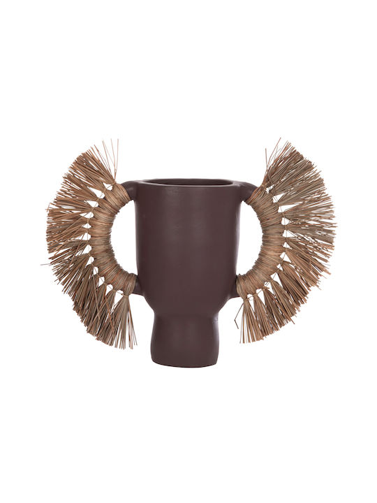 HomeMarkt Decorative Vase Alica Brown 64x22x38cm