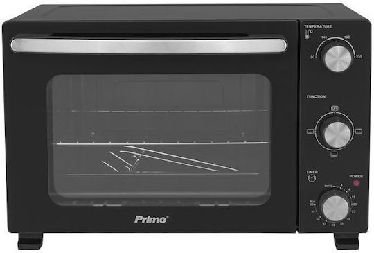Primo Electric Countertop Oven 30lt Without Burners Black