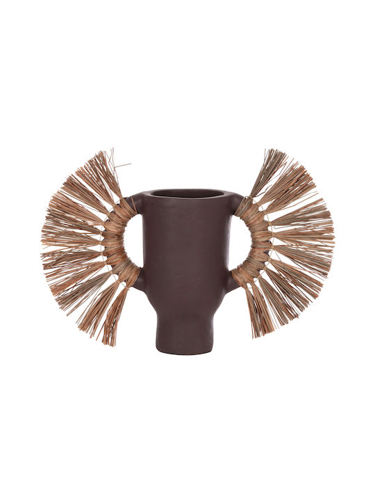 HomeMarkt Decorative Vase Alica Brown 55x19x34cm
