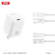 XO Charger GaN with USB-C Port and Cable USB-C - Lightning 30W Power Delivery Whites (L148)