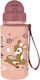 Must Team Plastic Kids Water Bottle with Straw ...