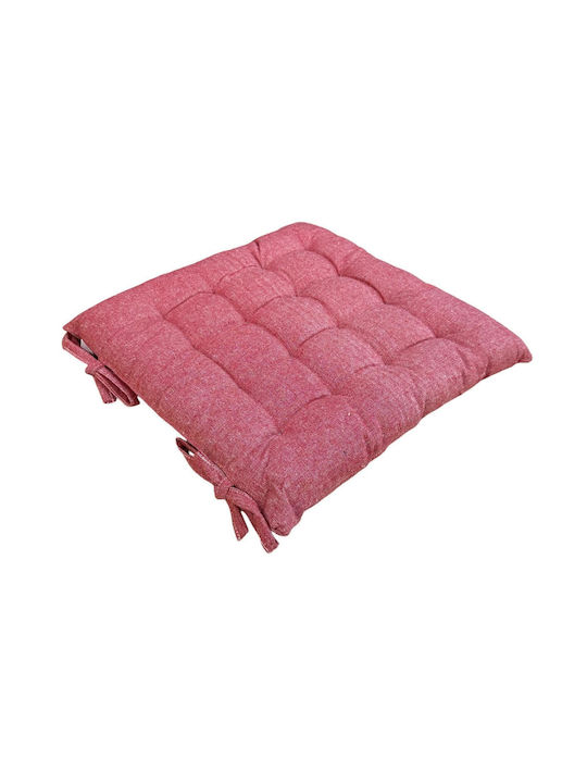 Linea Home Μαξιλάρι Καρέκλας Κήπου Κοραλί 40x40εκ.