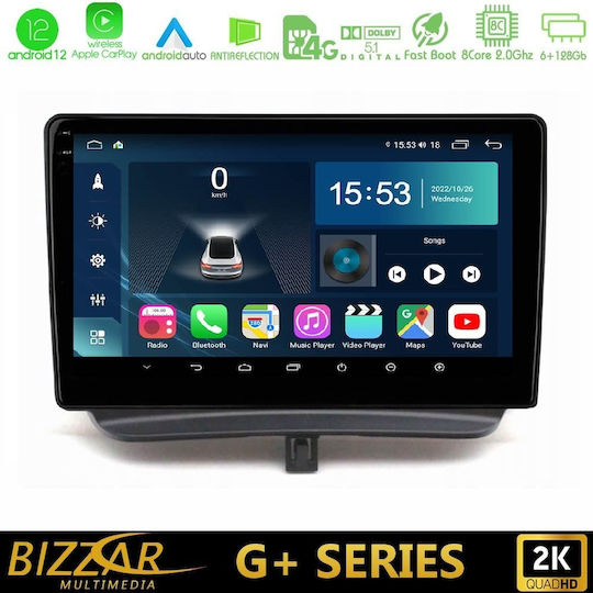 Bizzar Car Audio System for Ford Courier 2015-2023 (Bluetooth/USB/WiFi/GPS/Apple-Carplay/Android-Auto) with Touch Screen 9"