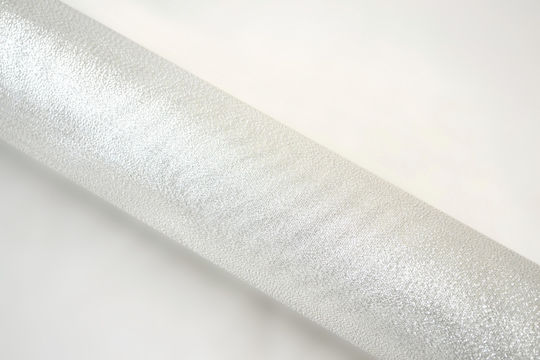 Glänzender Metallic-Silberstoff 5 m Silber