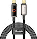 Mcdodo Ca-6680 Braided USB 2.0 Cable USB-C Male - USB-C 100W PD Black 1.2m