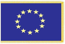 European Union Flag Polyester with Bangs European Union Flag Polyester with Bangs