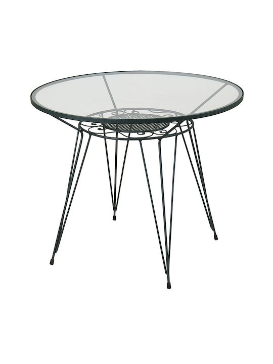Tisch Stabil Black 100x75cm