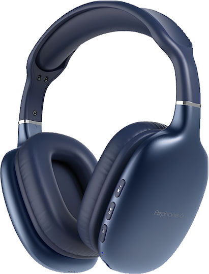 Sonic Gear Airphone 6 Kabellose Bluetooth Über Ohr Kopfhörer mit 10 Stunden Betriebszeit Azurite