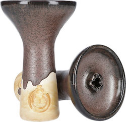 X Moon Phunnel Bowl Shisha Dunkelgold