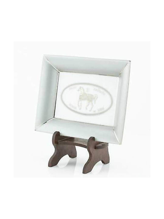 Fendi Ashtray Porcelain Silver White Size 20x16x3cm Code afsvu1