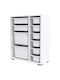 Kids Chest of Drawers White 69.5x30x83cm