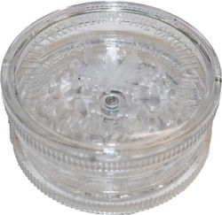 Τριφτησ-grinder Πλαστικος 60 Χ 25mm 2 Θεσεων Διαφανος