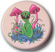 Grinder Plastic Alien Mushrooms 60mm & Tips 3 Parts