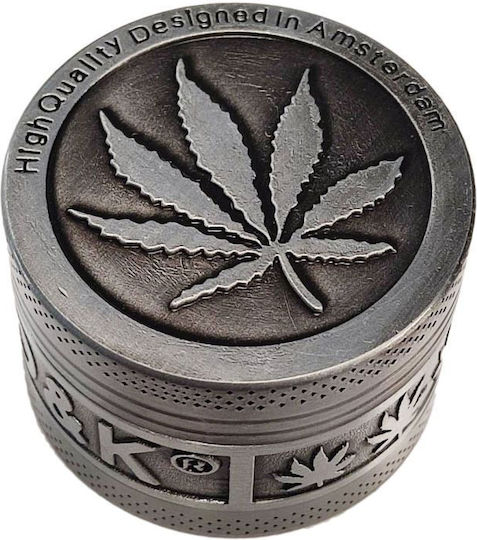 Метална трошачка за тютюн Leaf Grinder 2-части Amsterdam V2
