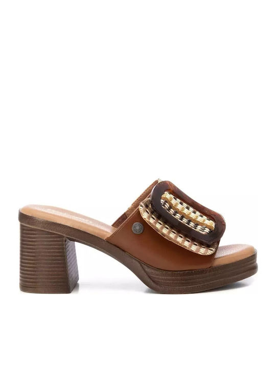 Refresh Stoff Sandalen Braun