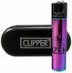 Clipper Αναπτήρας Μεταλλικός Μεγάλος Rainbow Gizeh Icy Colour Metal Συλλεκτικός