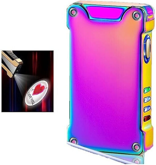 Brichetă Stil 2 Kj-911 Ice Smart Brichetă Electrică cu Arc USB Roz pentru Fumat