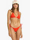 Red Aloha Bikini Slip mit Schnürung