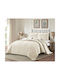 Liolios Home Ibiza Σετ Μαξιλαροθήκες Καπιτονέ Cream 50x70εκ.