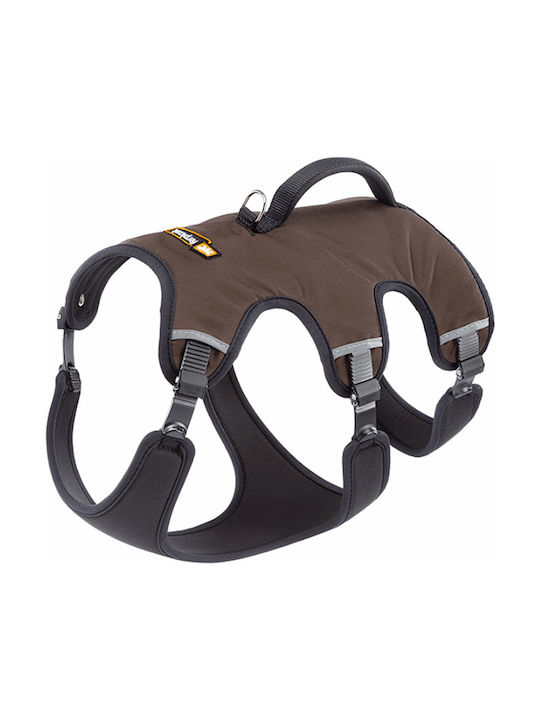 Ferplast Dog Harness Ergotrekking P Small A 32÷42cm B 46÷56cm C 42÷52cm L 20cm Brown Six Adjustment Points