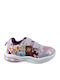 Kids Sneakers with Hoop & Loop Closure and Lights Purple