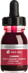 Lefranc & Bourgeois 30ml Carmine China Ink Nan-king