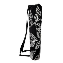 Yoga Mat Bag Canva Black White