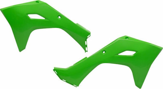 Ufo Σετ Πλαϊνά Ψυγείου Ka04761-026 Kawasaki Kx 450 24 Πράσινο