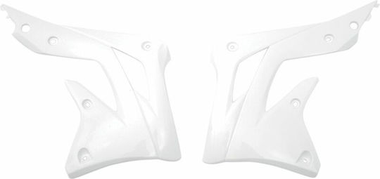 Ufo Σετ Πλαϊνά Ψυγείου Ka04719-047 Kawasaki Kx 450 F 12-15 Λευκό