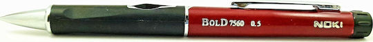 Μηχανικο Μολυβι Νοκι Bold 0,5mm Μπορντο Γομα