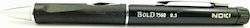 Noki Bold Druckbleistift 0,5 mm Schwarz Radiergummi