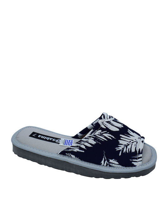 Winter Women's Slippers Blue