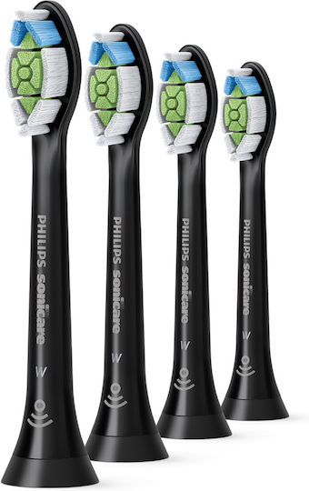Philips Sonicare W2 Optimal White Electric Toothbrush Replacement Heads for Black HX6064/88 4pcs