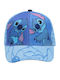 Superheroes Kids' Hat Jockey Fabric Stitch Pose Light Blue