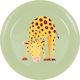 Die Spiegelburg Baby Food Plate Giraffe made of Plastic Turquoise