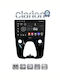 Clarion Car Audio System for Toyota Aygo Citroen C1 2014+ (Bluetooth/USB/WiFi/GPS/Apple-Carplay/Android-Auto)